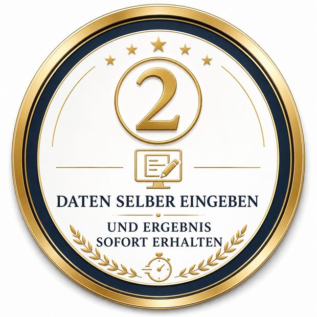 Kostenlose Ersteinschätzung mittels Online-Rechner