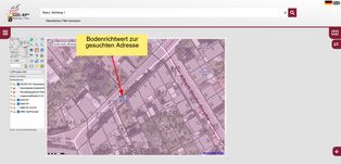 Instructions for the standard land value map Rhineland-Palatinate - Step 2
