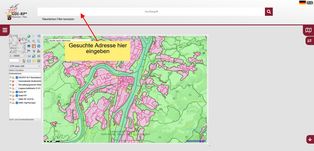Instructions for the standard land value map Rhineland-Palatinate - Step 1